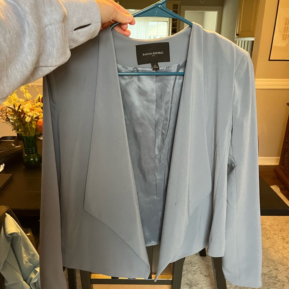 Banana Republic Gray Blazer size 4